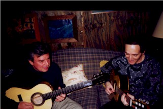 Jack Wilkins and Carl Barry playing DiCarlo Guitars